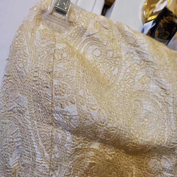 Forever 21 Strapless Sparkly Gold Dress - Picture 8 of 8